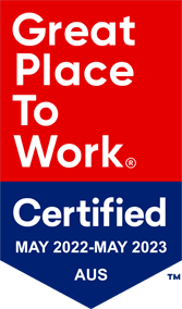 Great place to work badge 2022