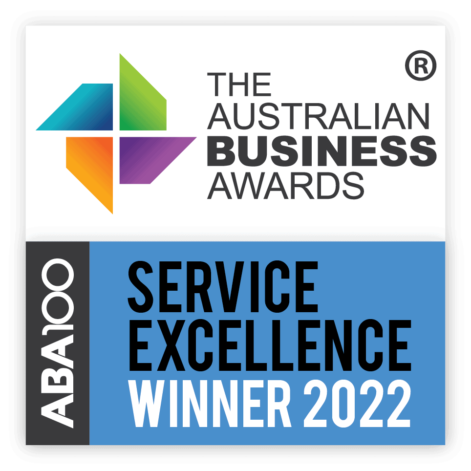 The Australian Business Awards - Service Excellence Winner 2022
