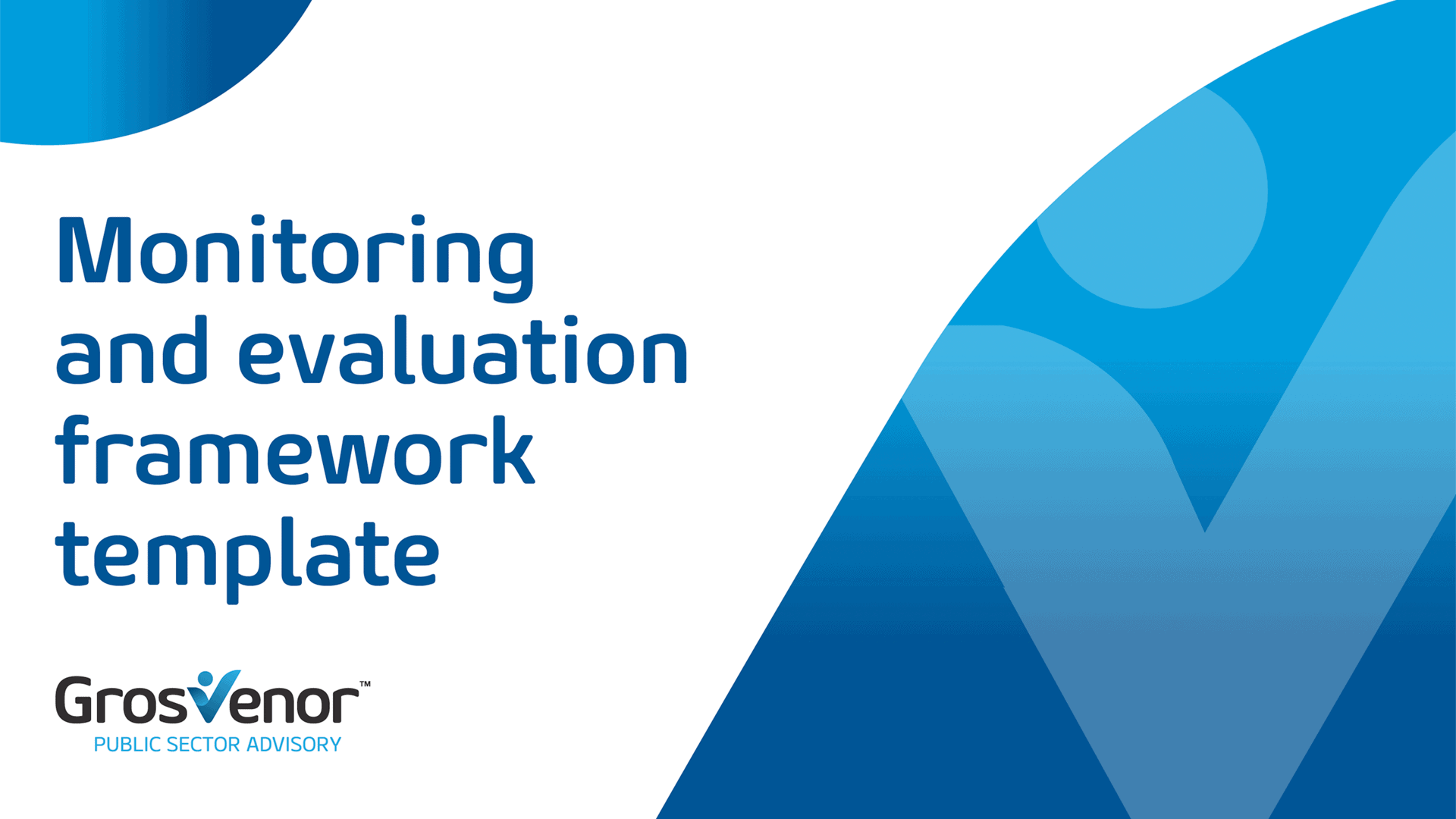 Monitoring and Evaluation Framework Template